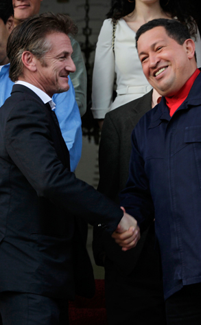 Sean Penn, Hugo Chavez Sean Penn, Hugo Chavez